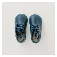 James Baby Waxed Leather Lace Up Shoe