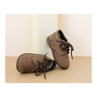 James Baby Nubuck Leather Lace Up Shoe