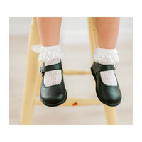 Chloe Classic Scalloped Leather Mary Jane