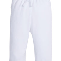 Little English traditional children's clothing. Gray and white set of knit baby joggers