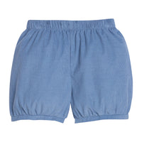 Little English classic shorts for little boys. Stormy blue corduroy banded shorts for Fall.