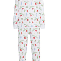 Little English traditional children's clothing, Printed Jammies with ornament pattern for little boy
