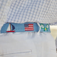 Little English boy's classic needlepoint belt by Smathers and Branson