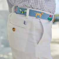 Little English boy's classic needlepoint belt by Smathers and Branson