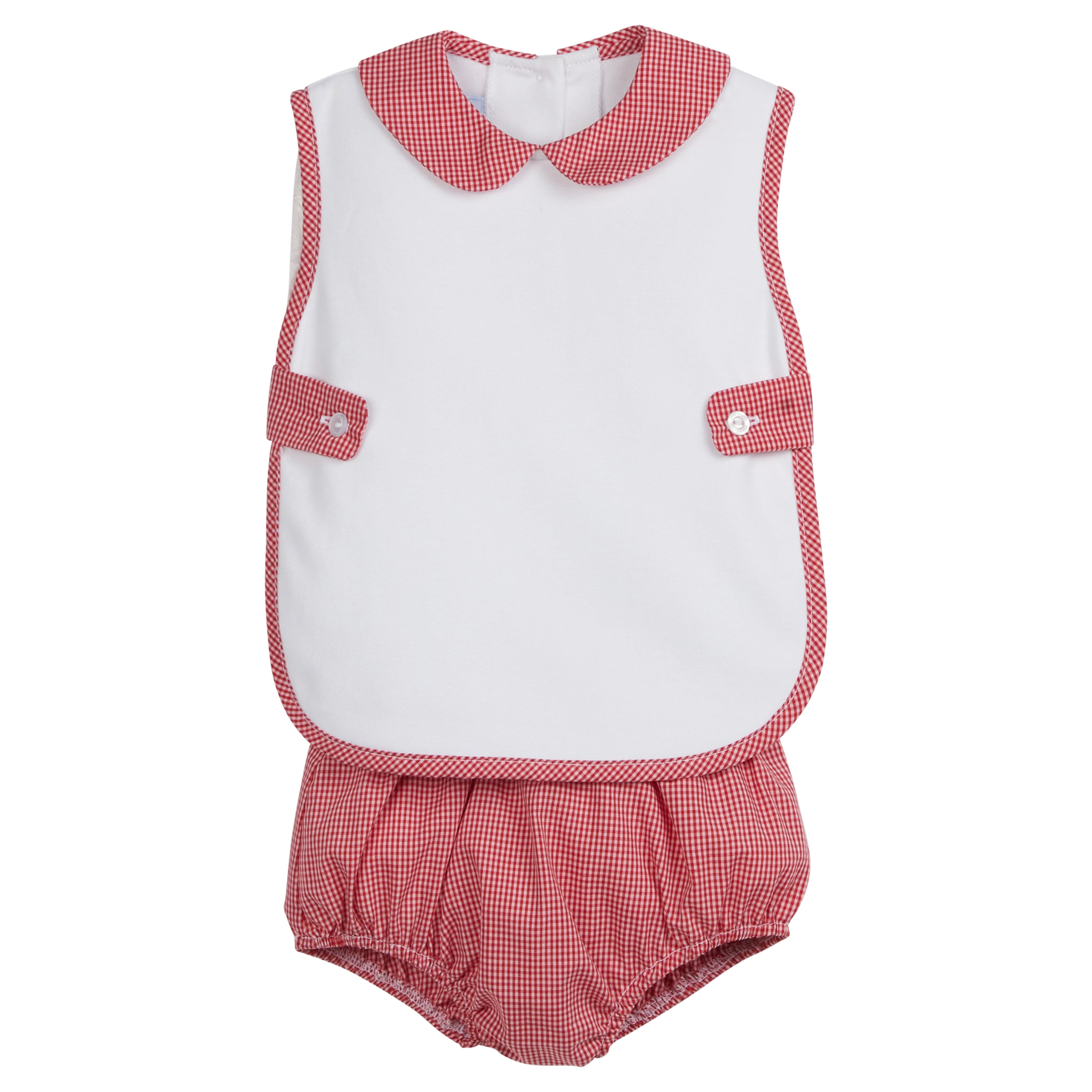 Southern Saturday Blue/Red Diaper Set, Megaphone