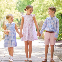 Little English traditional children's clothing. Classic pastel Easter outfits