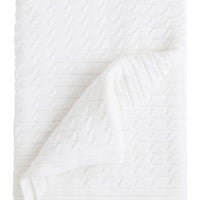 Cable Knit Blanket - White, Little English, classic children's clothing, preppy children's clothing, traditional children's clothing, classic baby clothing, traditional baby clothing