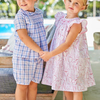 Little English traditional children's clothing, pastel smocked outfits for toddlers for Easter