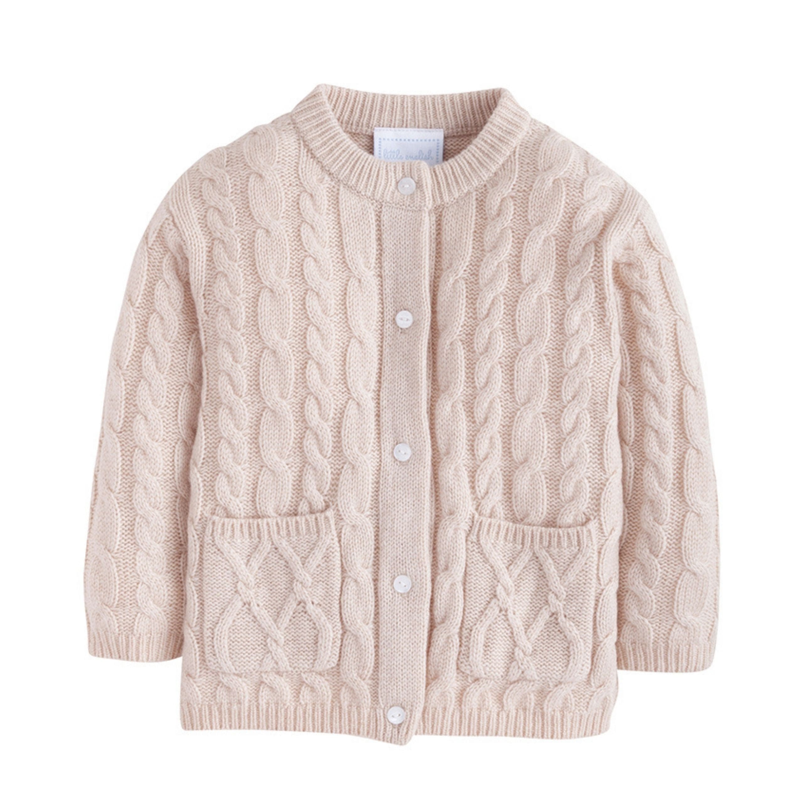 Baby & Toddler Cardigan - Kids Ivory Sweater – Little English