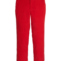 little english classic childrens clothing, boys red corduroy pant