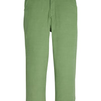 Little English traditional children's clothing. Classic watercress green corduroy pants for boy.