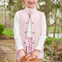 Little English traditional children's clothing. Ivory ribbed turtleneck for girls for Fall