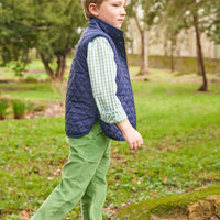 little english classic childrens clothing boys green leland plaid button down shirt