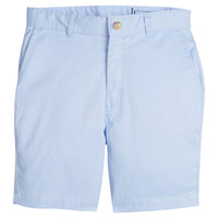 Little English traditional children's clothing. Boy's light blue classic short for Spring