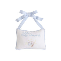 Door Pillow - Baby Boy, Little English, classic children's clothing, preppy children's clothing, traditional children's clothing, classic baby clothing, traditional baby clothing