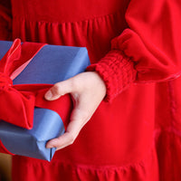 little english classic children's clothing tiered red velvet long sleeve dress for girls for holiday