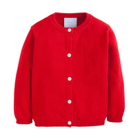 little english classic childrens clothing unisex red cardigan