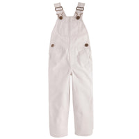 Little English classic childrens clothing toddler boy khaki twill overall with brass buttons