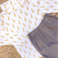 Printed Turtleneck - Giraffes