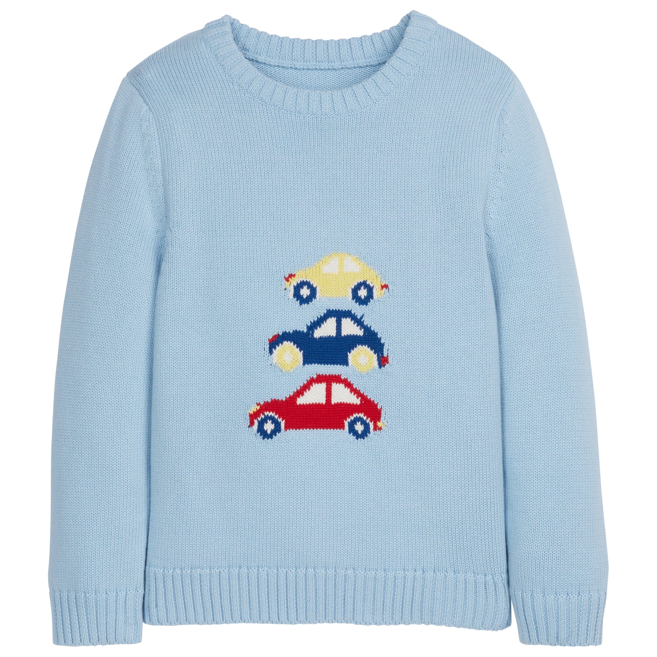 Stacked Cars Sweater - Kid's Pullover Sweater – Little English