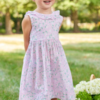 Isabel Dress - Pink Wimbledon Floral