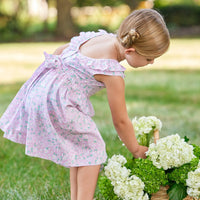 Isabel Dress - Pink Wimbledon Floral