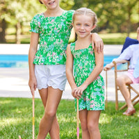 Isla Top - Palmetto Floral