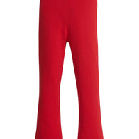Little English classic kids clothing, girl's flared red knit leggings for fall