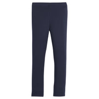little english classic childrens clothing, stretchy navy legging for little girl