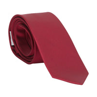 Little English traditional children's clothing. Boy's solid red neck tie for formal occasions.