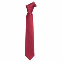 Little English traditional children's clothing. Boy's solid red neck tie for formal occasions.