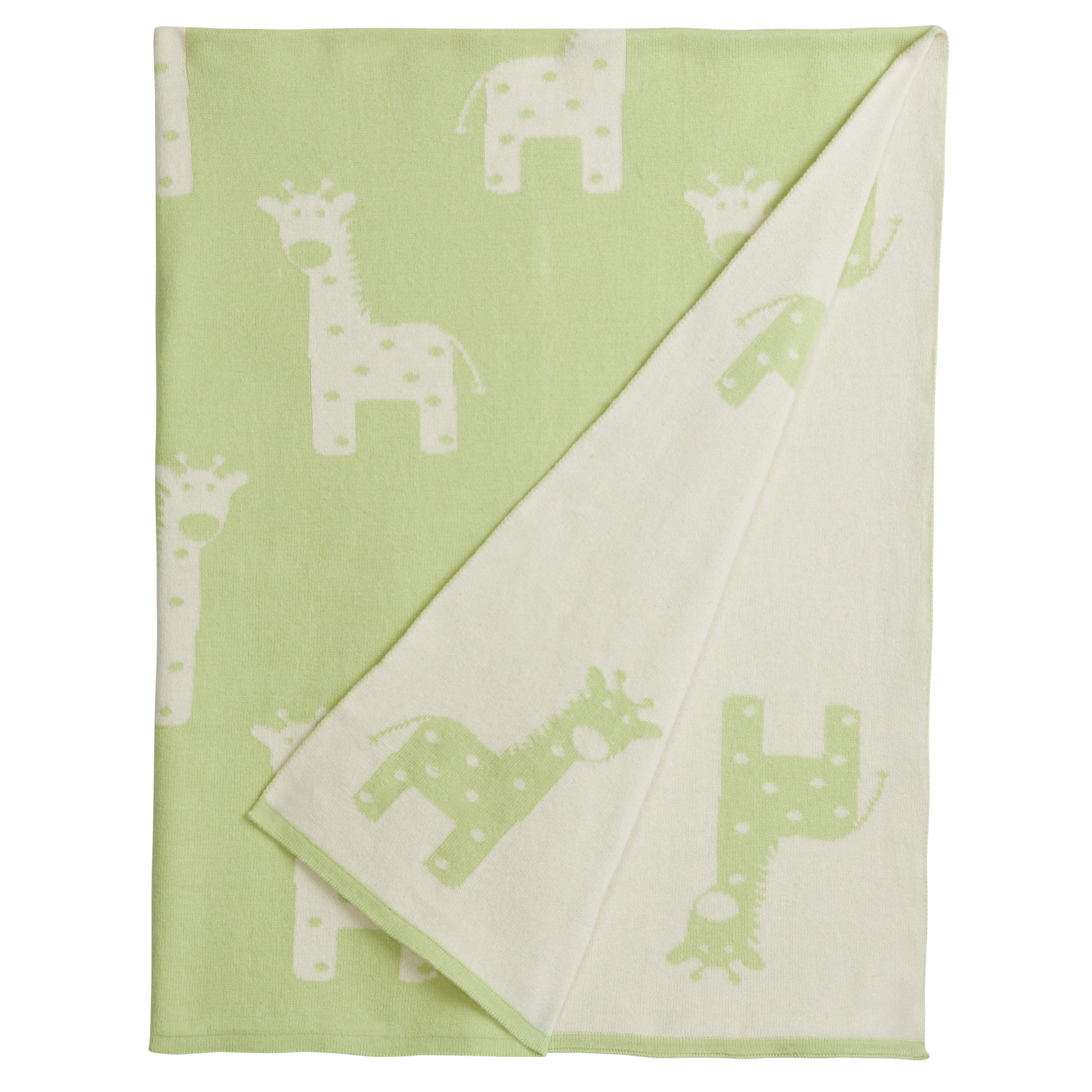 Little Giraffe Baby Blanket Sale Cream Satin Trim Plush Baby