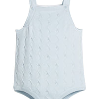 little english classic children's clothing baby boys light blue pointelle knit bubble