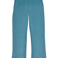 Little English traditional children's clothing. Classic blue Alpine Corduroy pull on pants for toddler boys