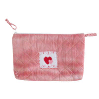 Little English classic children's luggage red hearts cosmetic bag