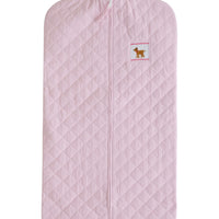 Little English classic children's luggage light pink lab garment