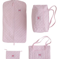 Little English classic children's luggage pink bow full set