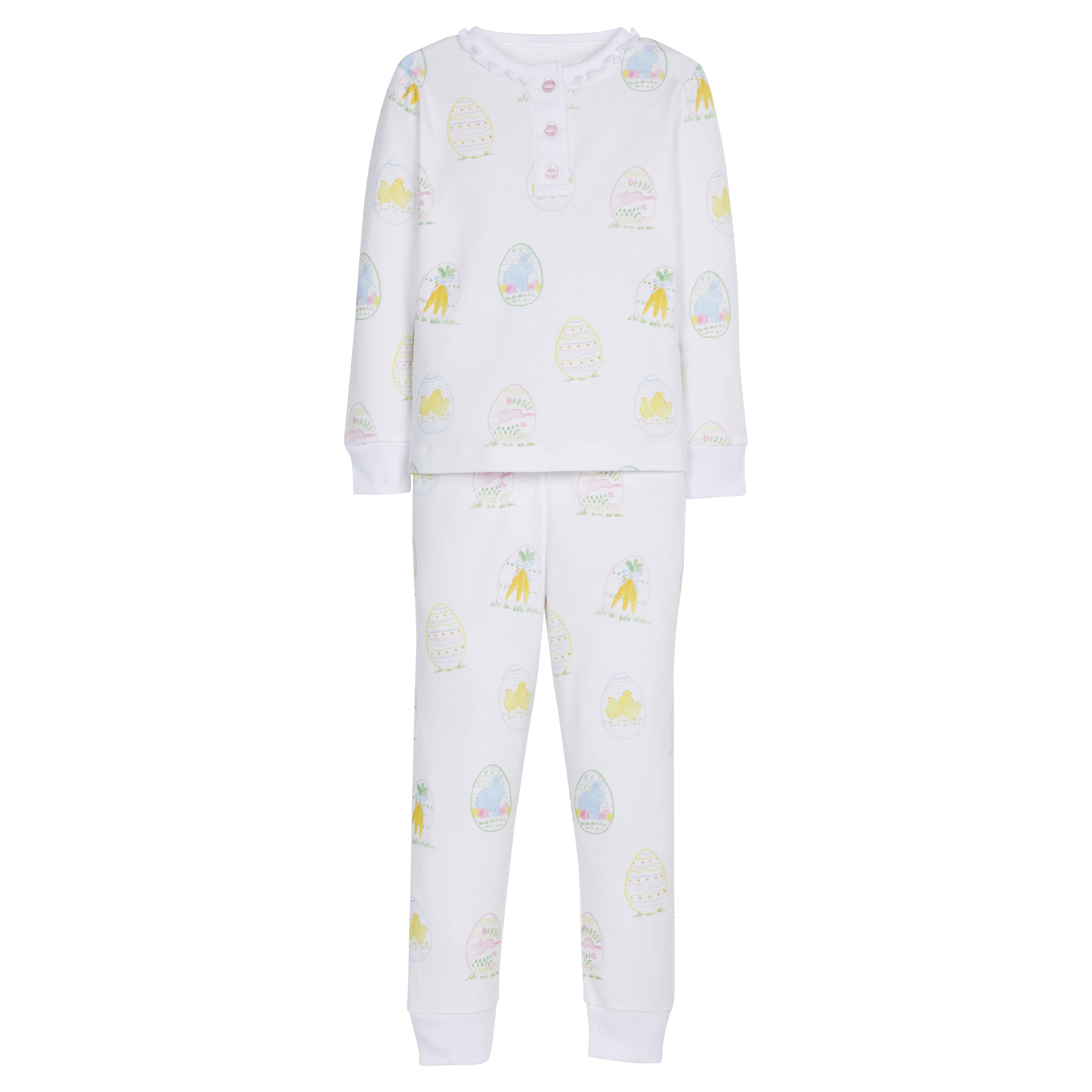 Girl's Easter Egg Jammies Children's PJs Little English