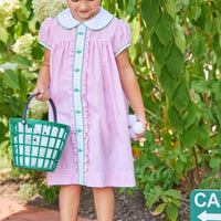 Ruffled Sally Dress - Golf