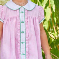 Ruffled Sally Dress - Golf