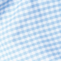 Little English blue and white gingham fabric for spring