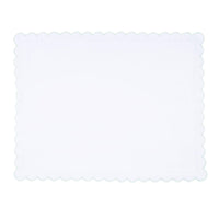 Little English baby pillow case with scallop edge trimmed in light green embroidery, nursery goods for baby