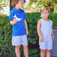 Short Sleeve Polo - Royal