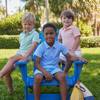 Short Sleeve Polo - Orange Stripe