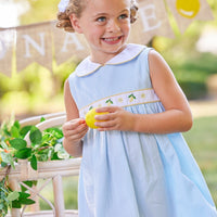 Sleeveless Charlotte Dress - Lemons
