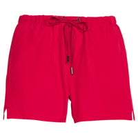 Little English classic sport short in red with a tieable waist, for little boy