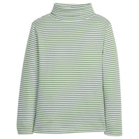 little english classic children's clothing green striped turtleneck for girls and boys