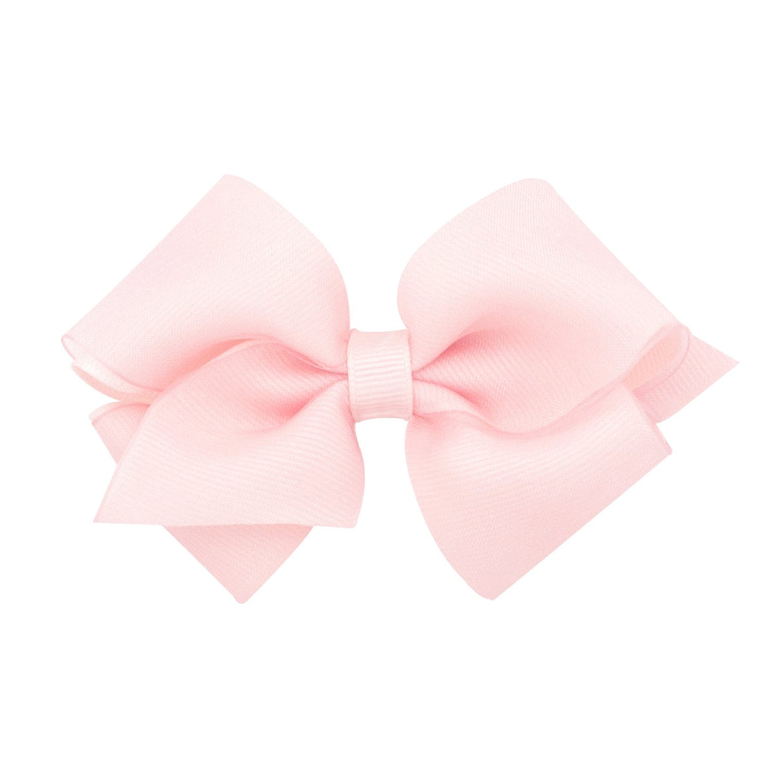little english extra small grosgrain hair bow in light pink 