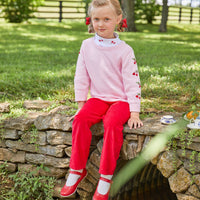 Skinny fit corduroy pants for girl, Little English classic girl's clothing