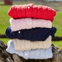 Traditional cashmere sweater for children, navy cardigan for boy and girl, Little English classic clothing